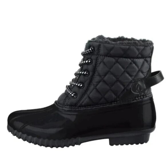 Sporto Womens 11 Andie Duck Boots Quilted Water Repellant Faux Fur Outdoor Shoes - Picture 11 of 12